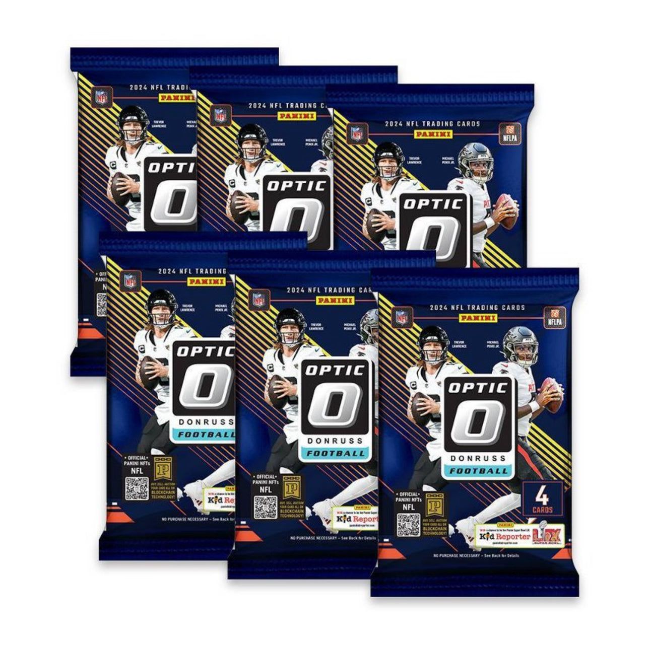 2024 Panini Donruss Optic Football 6-Pack Blaster Box (Pink Parallels!)