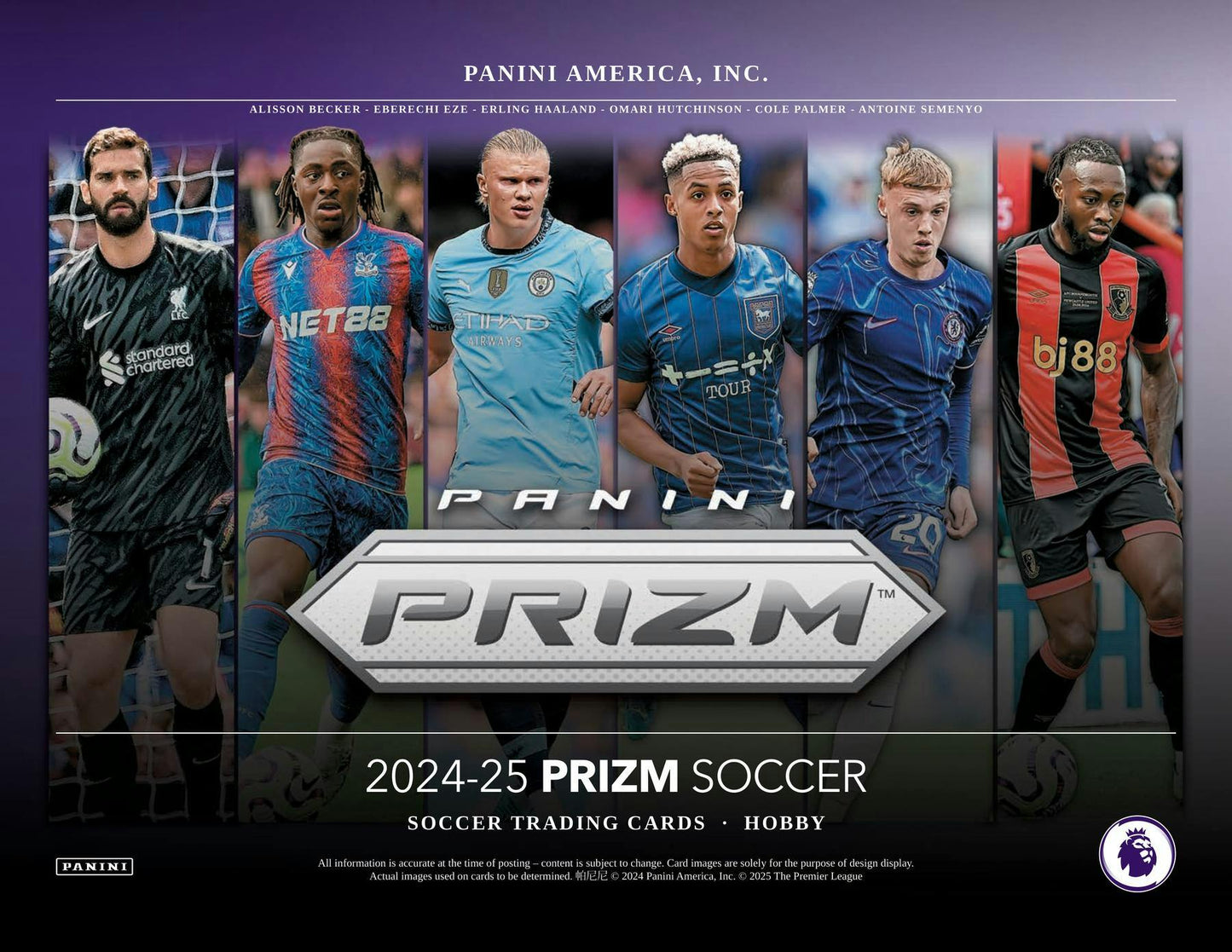 2024-25 Panini Prizm Premier League EPL Soccer Hobby Box (4/30)