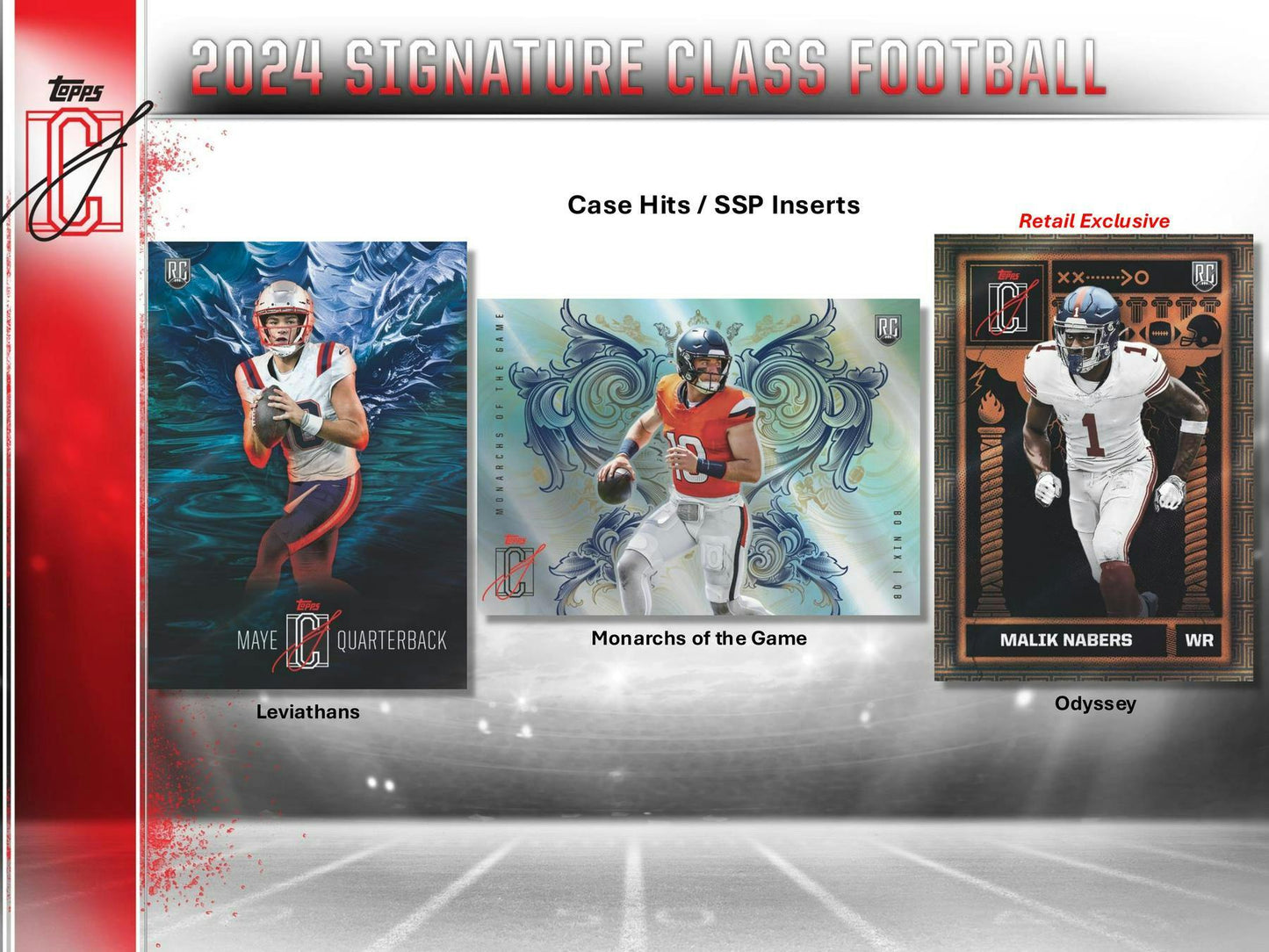 2024 Topps Signature Class Football Hobby Box (5/16)
