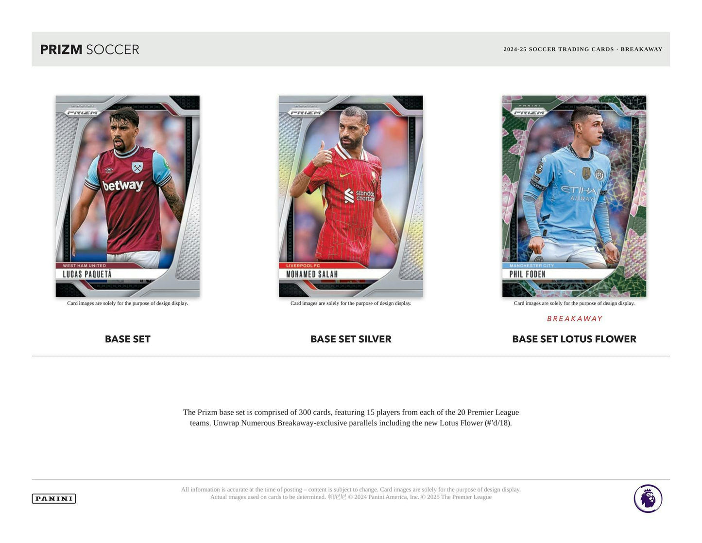 2024-25 Panini Prizm Premier League EPL Soccer Breakaway Box