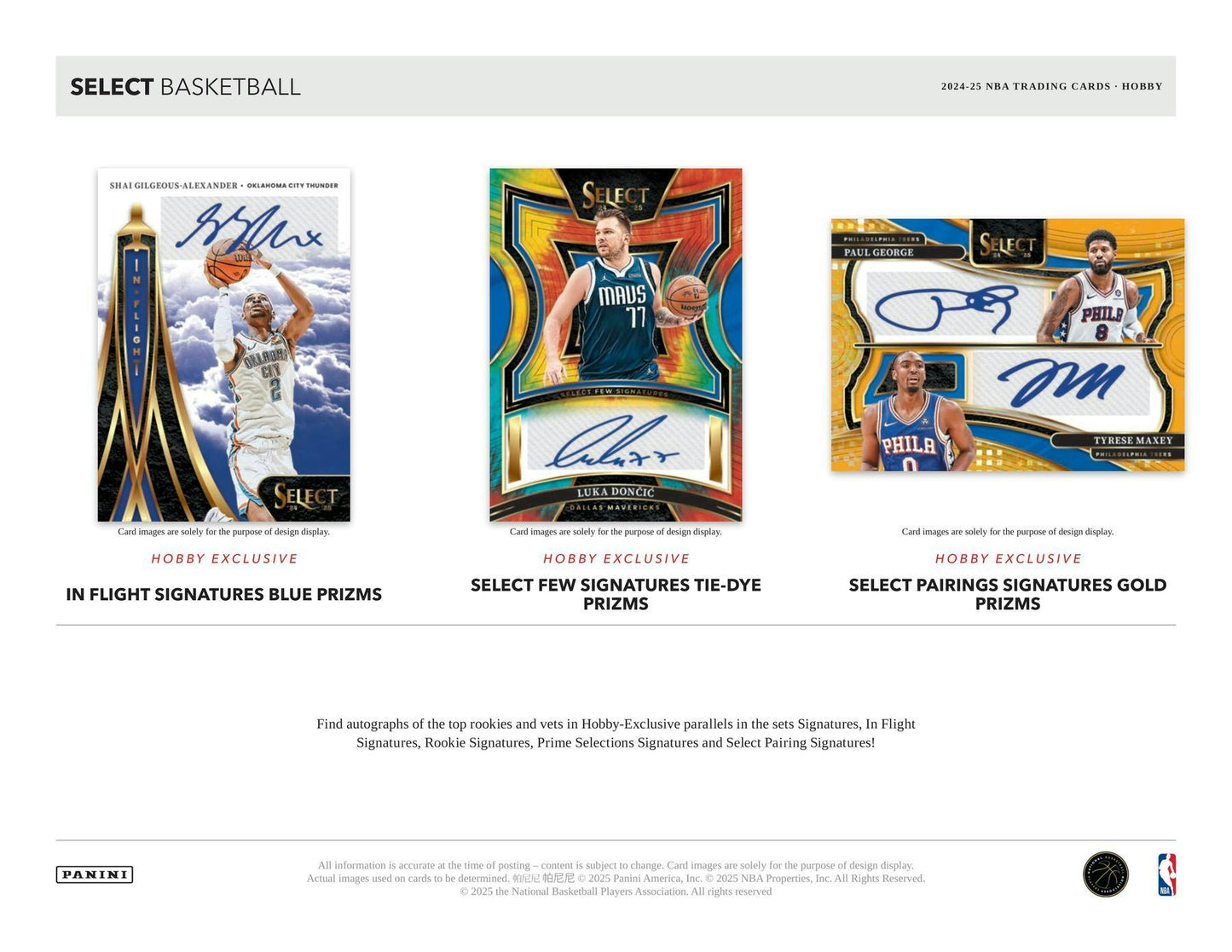 2024-25 Panini Select Basketball Hobby Pack