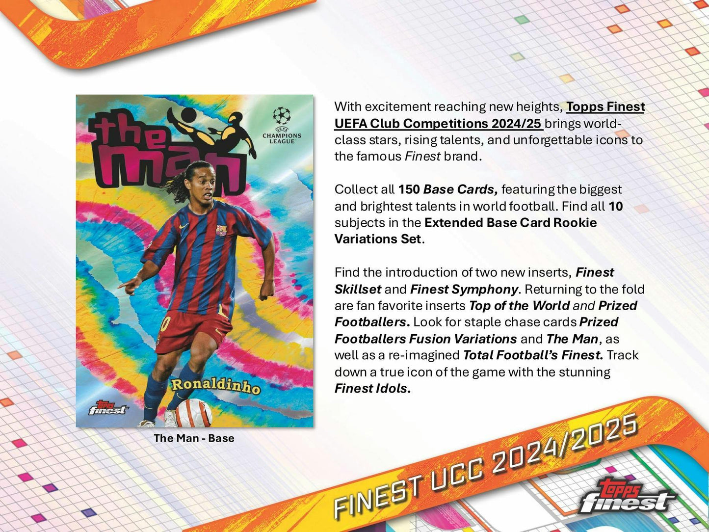 2024-25 Topps UEFA Club Competitions Finest Soccer Hobby Pack