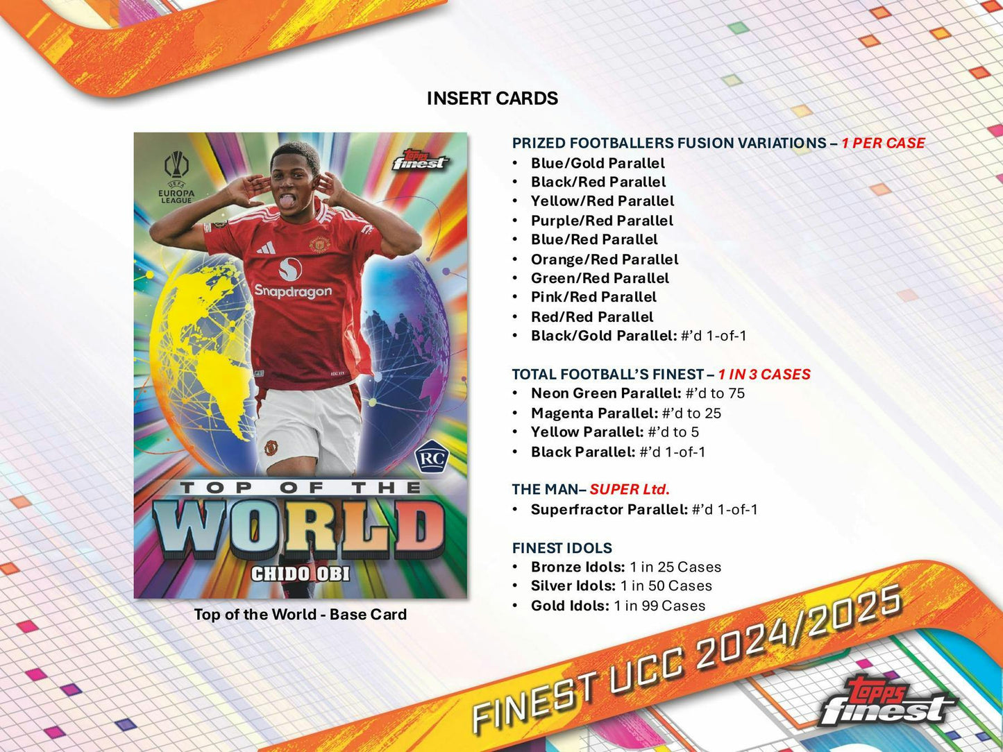 2024-25 Topps UEFA Club Competitions Finest Soccer Hobby Pack