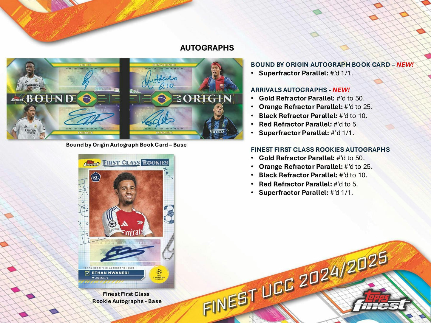 2024-25 Topps UEFA Club Competitions Finest Soccer Hobby Pack