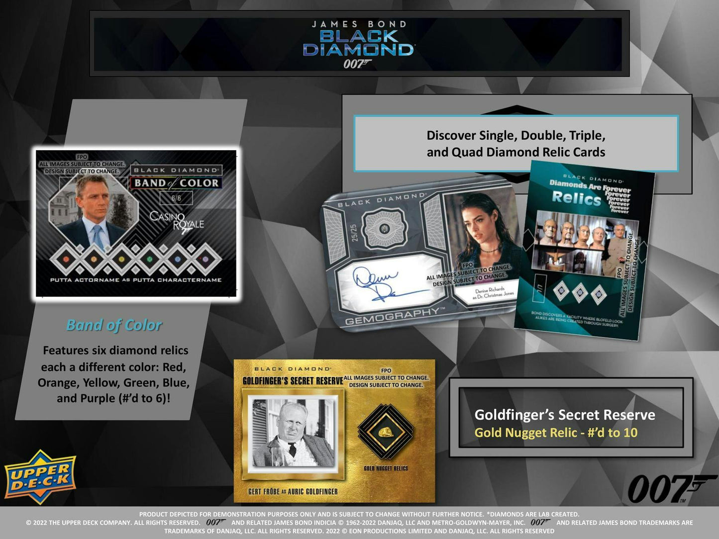 2023 Upper Deck James Bond Black Diamond