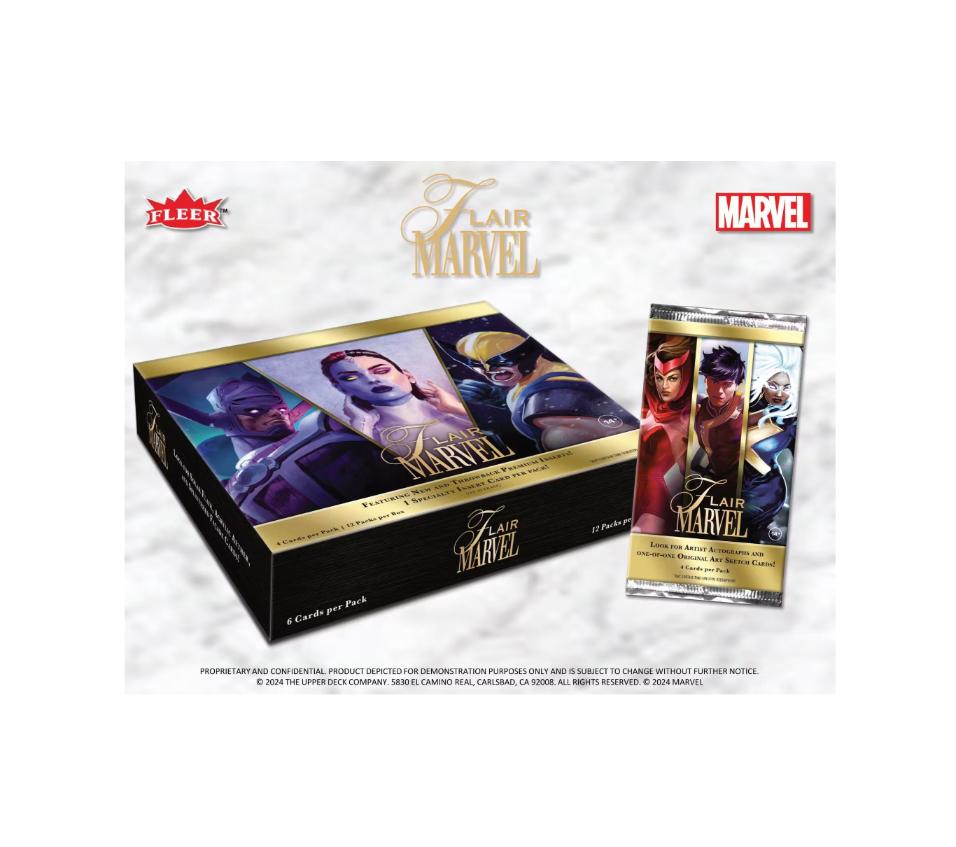 2024 Upper Deck Marvel Flair Hobby Pack