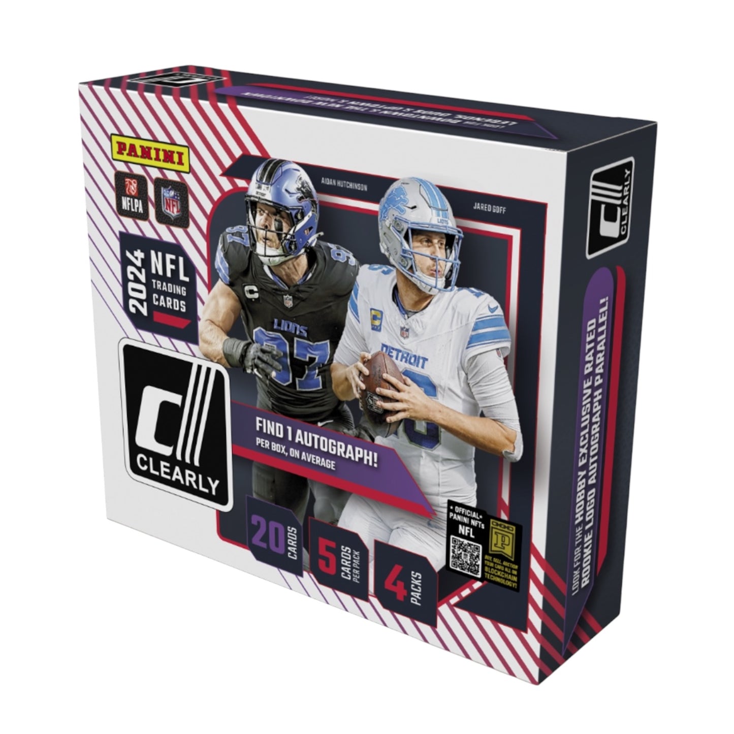 2024 Panini Donruss Clearly Football Hobby Box (5/16)