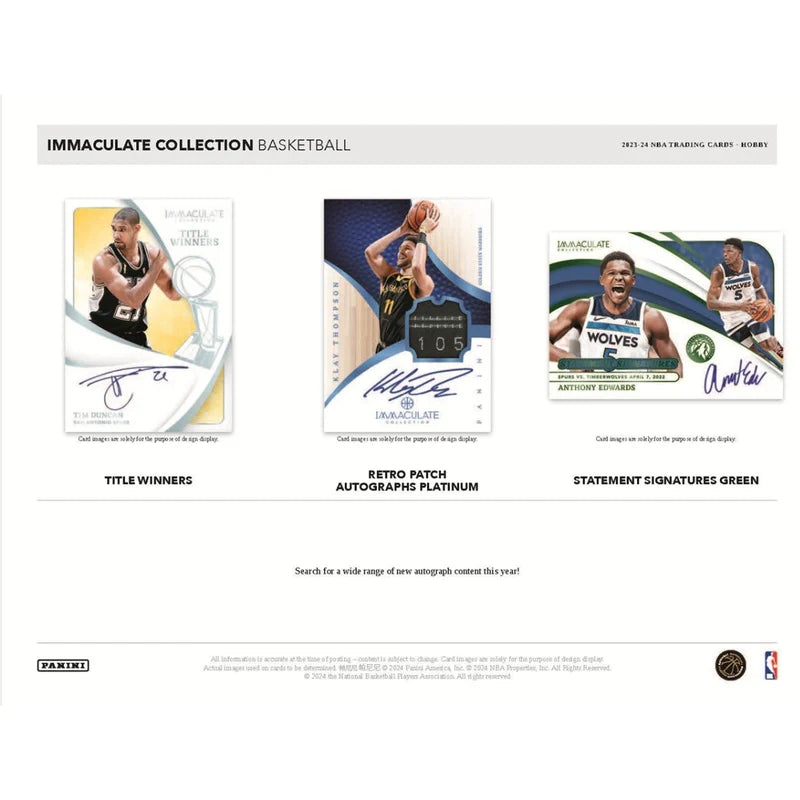 2023-24 Panini Immaculate Basketball Hobby Box (4/9)