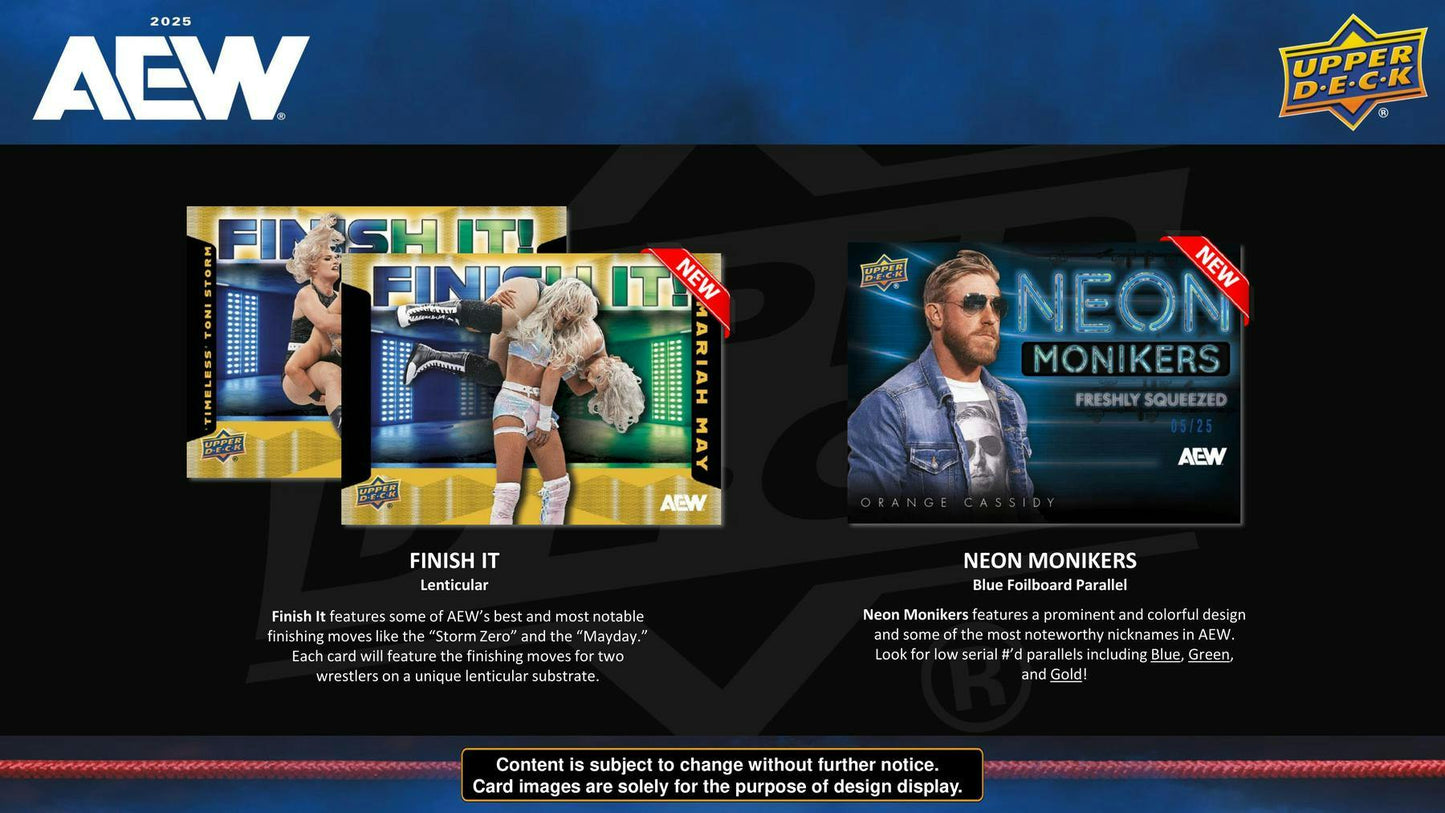 2025 Upper Deck AEW All Elite Wrestling Hobby Box (4/9)