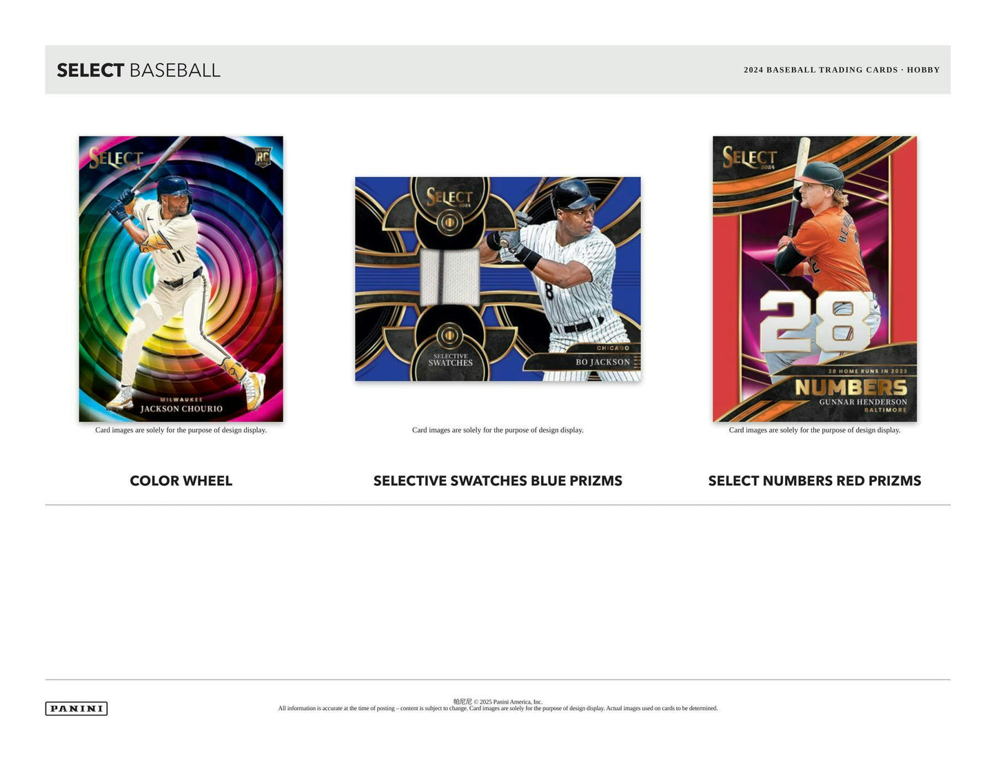 2024 Panini Select Baseball Hobby Pack (4/9)