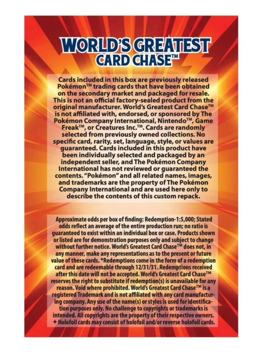 2026 Tristar Hidden Treasures World's Greatest Card Chase Pokemon Box