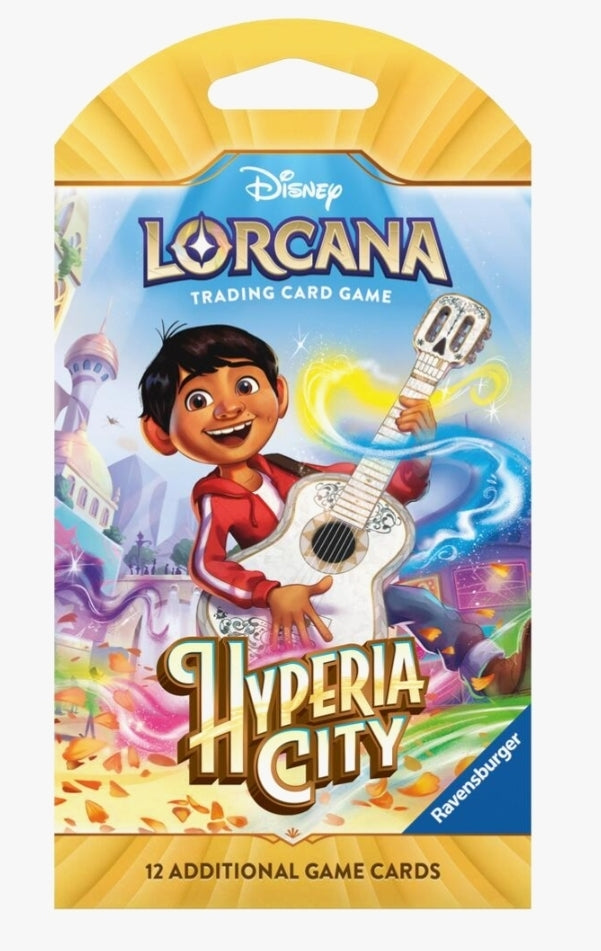 Disney Lorcana: Hyperia City Sleeved Booster Pack