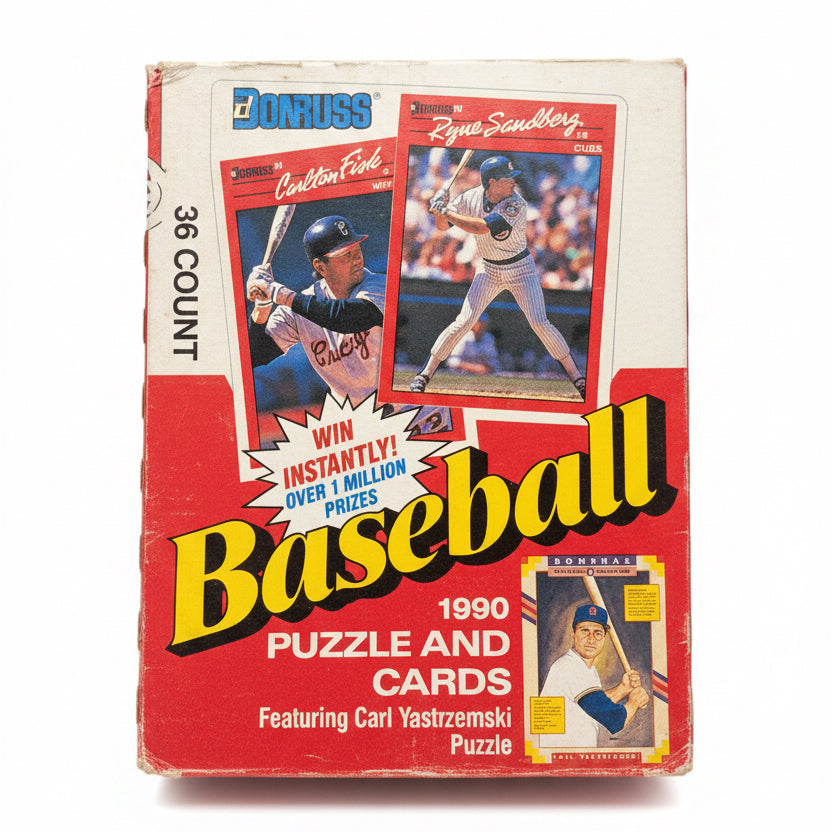 1990 Donruss Baseball 36-Pack Wax Box