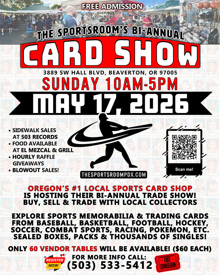 6ft Card Show Vendor Table Reservation (5/17/26 10AM-5PM)