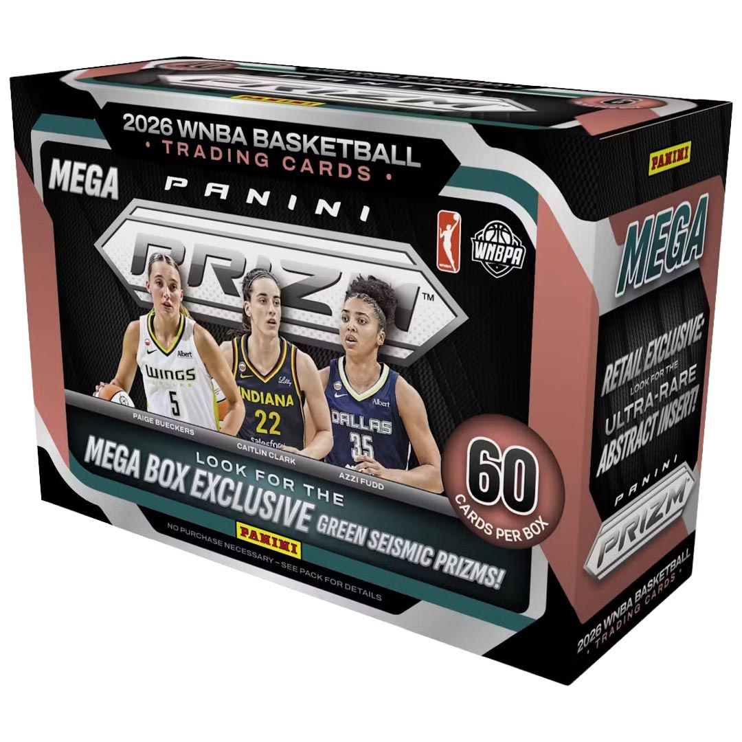 2026 Panini Prizm WNBA Basketball Mega Hobby Box (Green Seismice Prizm ...