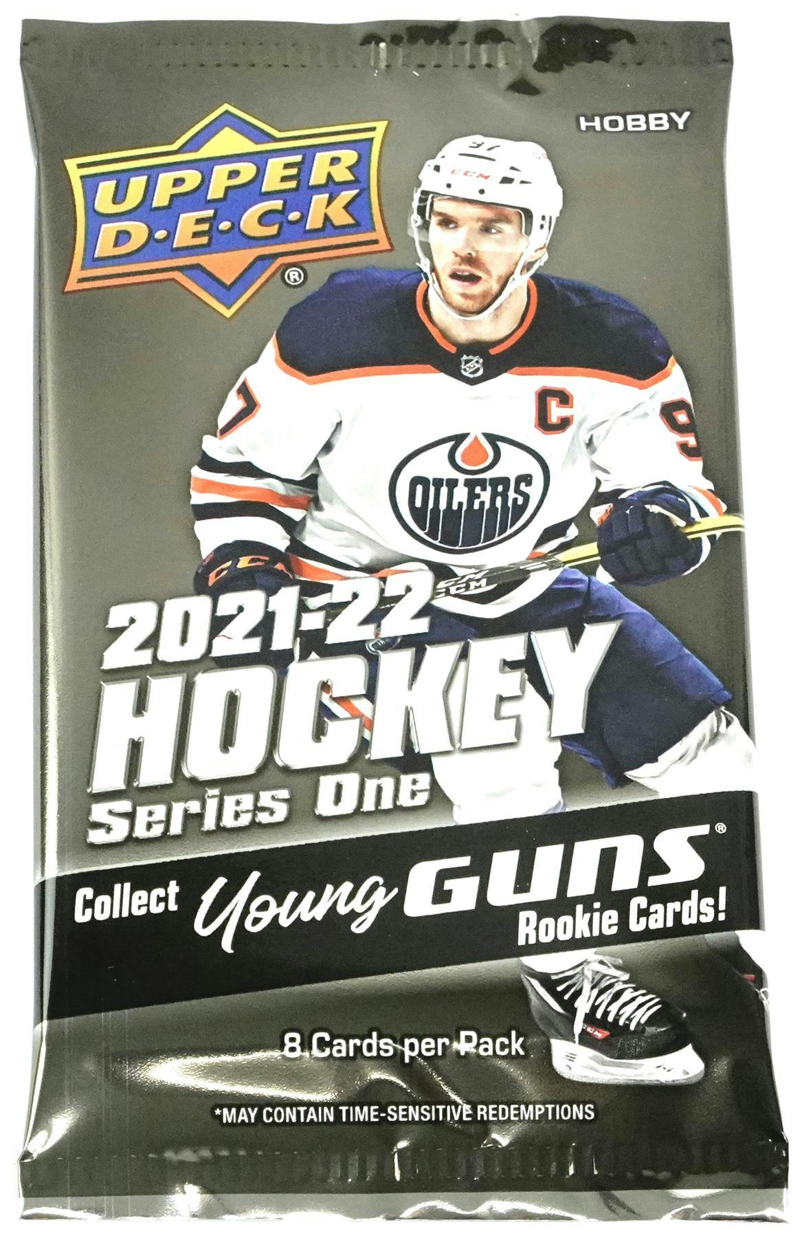 2021-22 Upper Deck Hockey Series 1 Hobby Pack