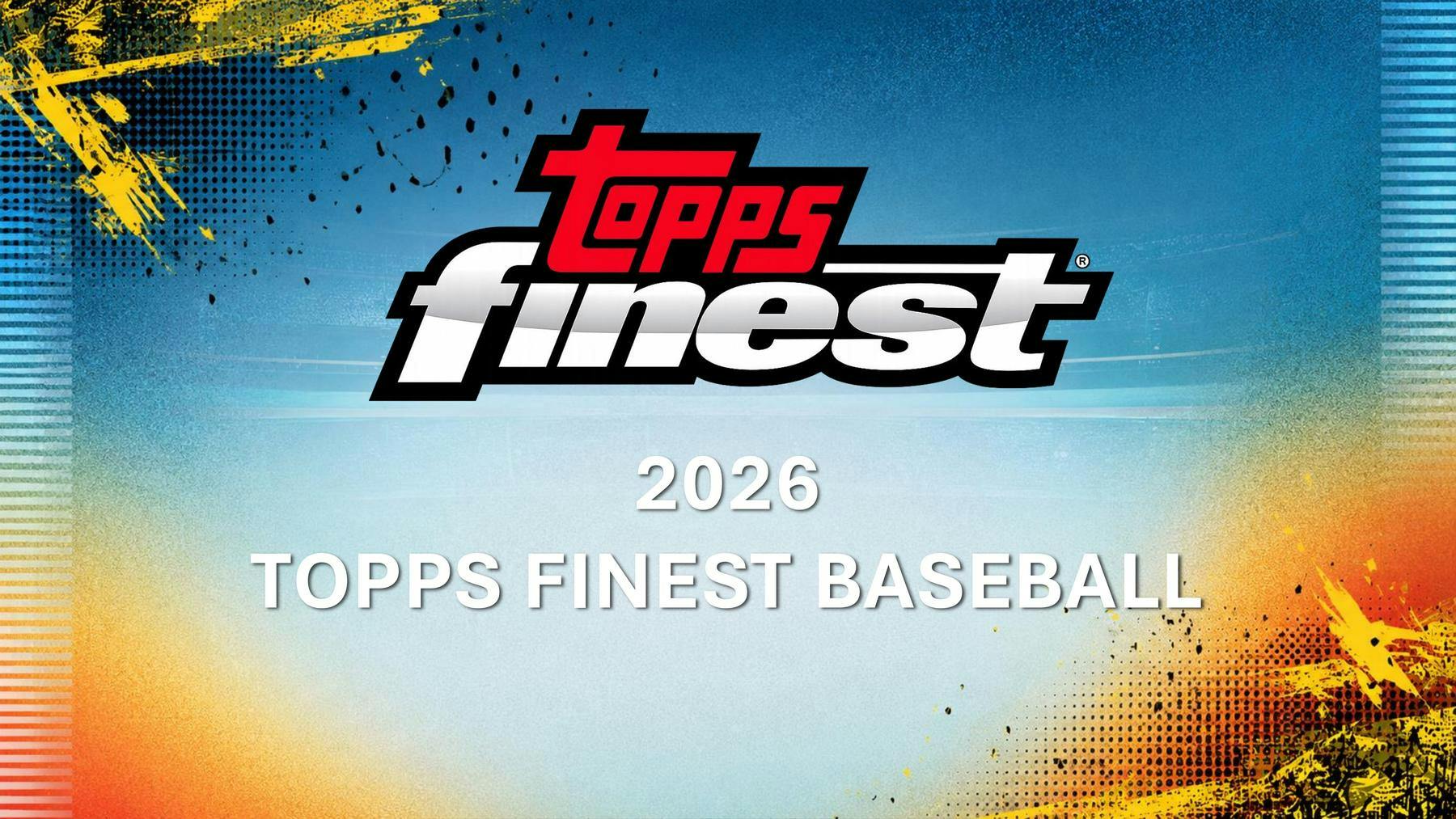 2026 Topps Finest Baseball Hobby 8-Box Case (Presell 7/8)