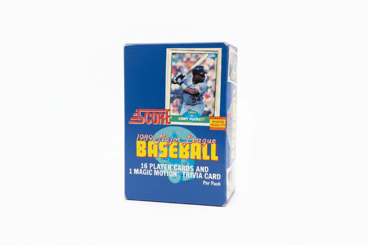 1989 Score Baseball 36-Pack Wax Box