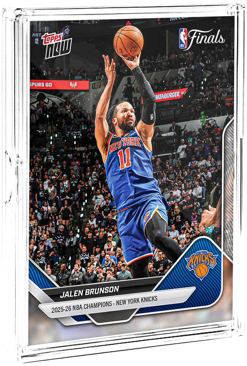 2025-26 Topps Now NBA Finals Champions New York Knicks 16-Card Team Set (Look for (1) SP, Parallel, Auto or Auto Relic)