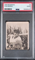1948 Bowman Yogi Berra #6 RC PSA 2 GOOD – New York Yankees (GC) PSA cert 169885433 front scan