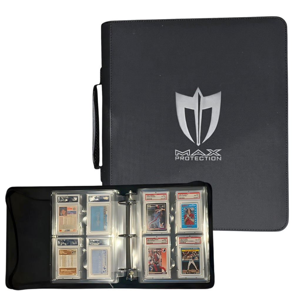 Max Protection PSA Card Binder 4-Pocket (Holds 32 Graded Cards)