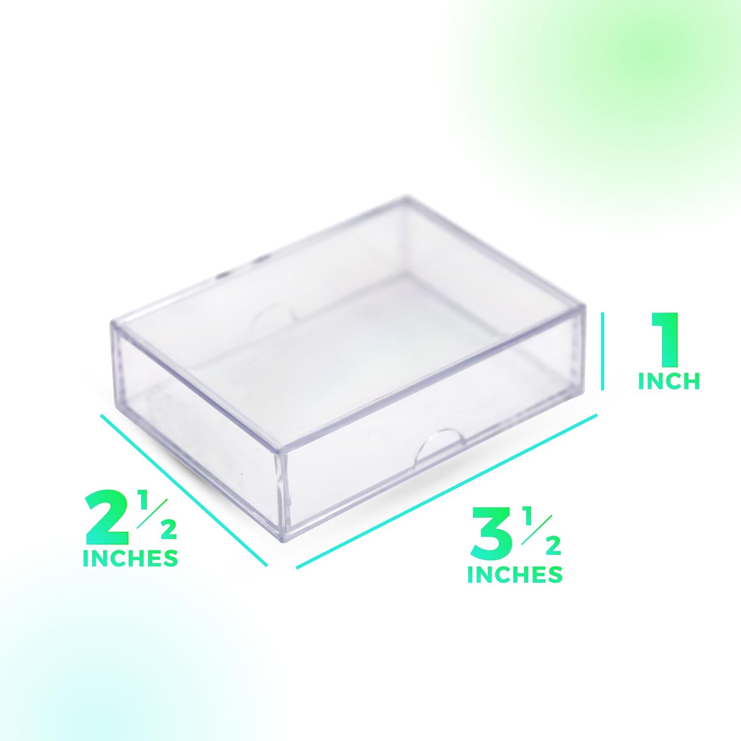 Clear Acrylic Card Storage Boxes with Lids – Holds 52 Playing Cards or 50 Standard Trading Cards Each, Stackable Organizer for Sports & TCG Cards (Unsleeved)