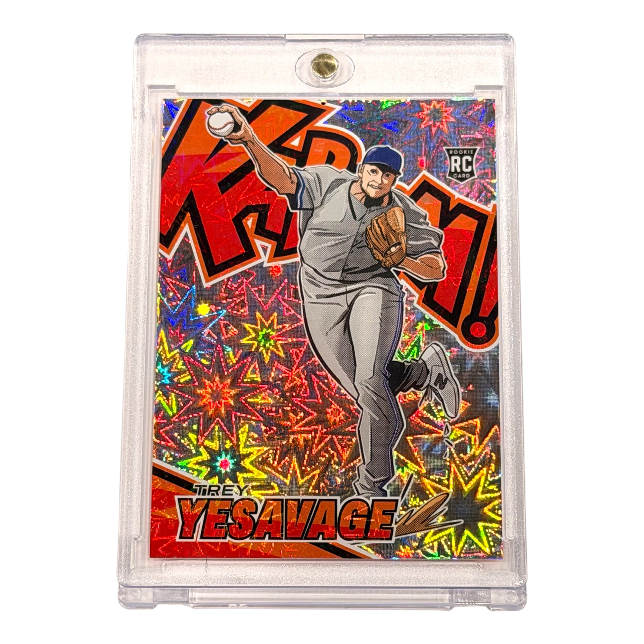 2026 Donruss Elite Baseball Kaboom TREY YESAVAGE #7 RC Case Hit Blue Jays
