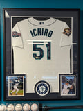 Ichiro Suzuki Autographed & 6x Inscribed 2001 Seattle All-Star Game Framed Jersey – Beckett Authenticated