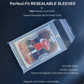 Rayvol Resealable Team Bags for 35PT Magnetic Card Holders, Exact Fit Sleeves for 35 PT Card Holders