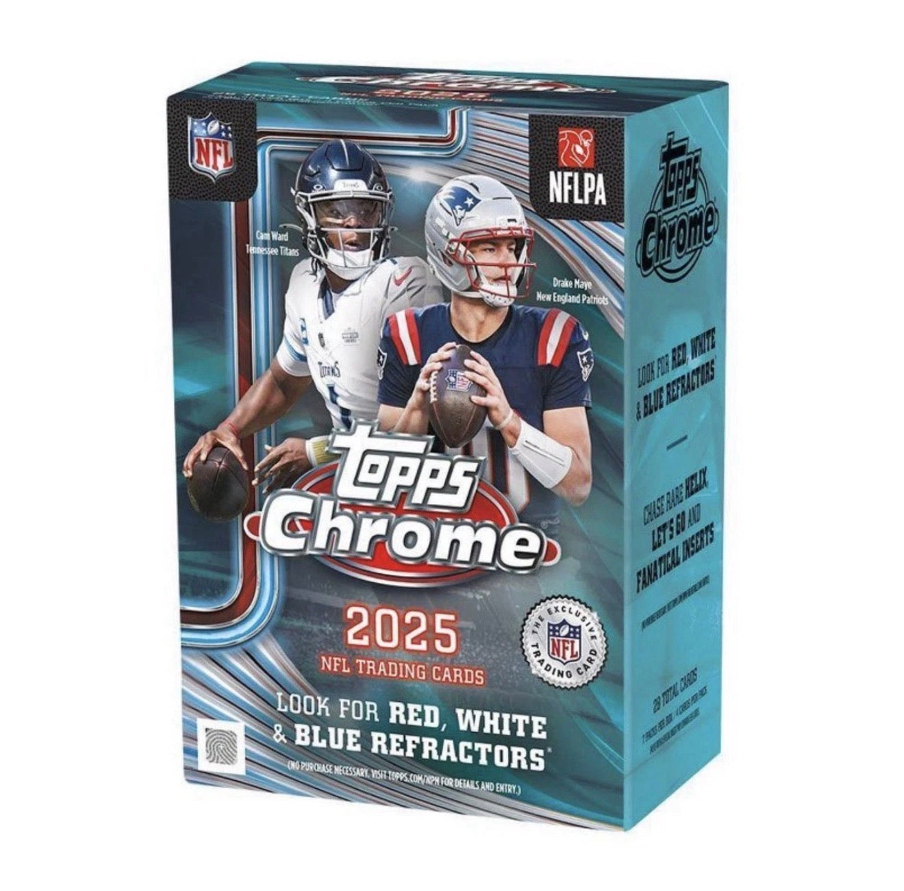 2025 Topps Chrome Football Blaster Value Box (4/15)