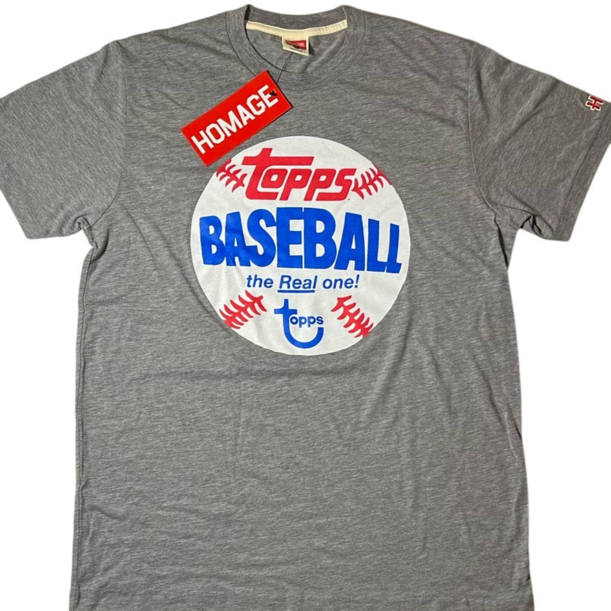 Topps Baseball The Real One Grey T-Shirt