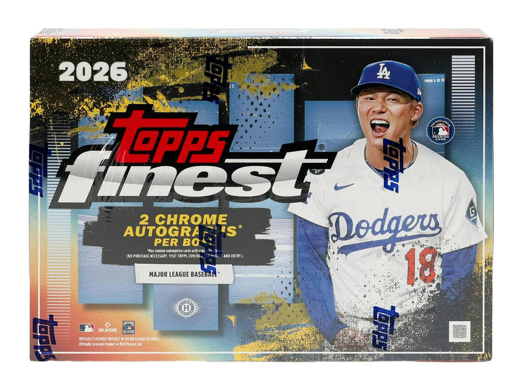 2026 Topps Finest Baseball Hobby 8-Box Case (Presell 7/8)