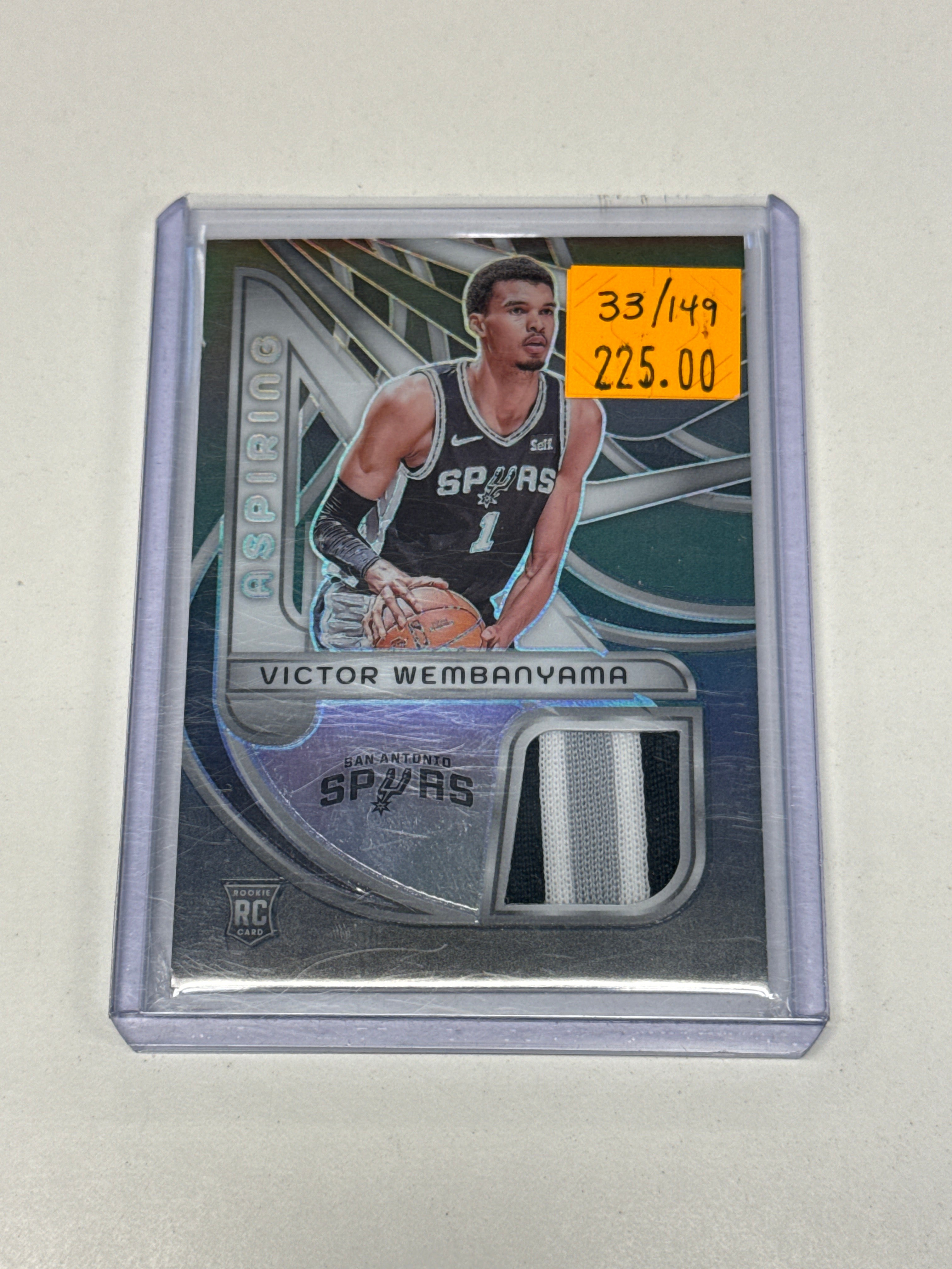 2023-24 Spectra Aspiring Patch Silver Victor Wembanyama #ASP-VIC /149
