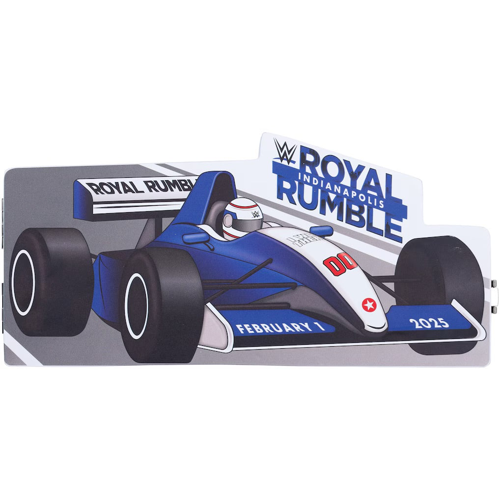 John Cena WWE Autographed 2025 Royal Rumble Racecar Mini Title in Gift Box (Limited Edition of /25) — Fanatics Authentic