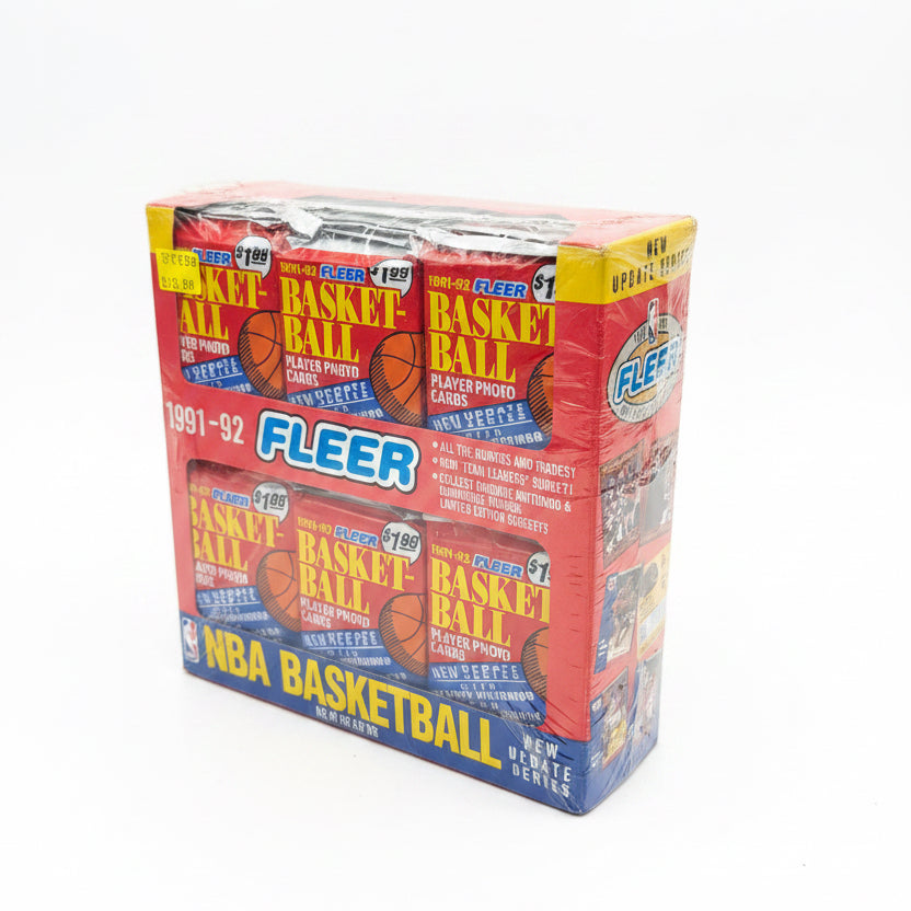 1991-92 Fleer Basketball Series 2 18-Pack Jumbo Box
