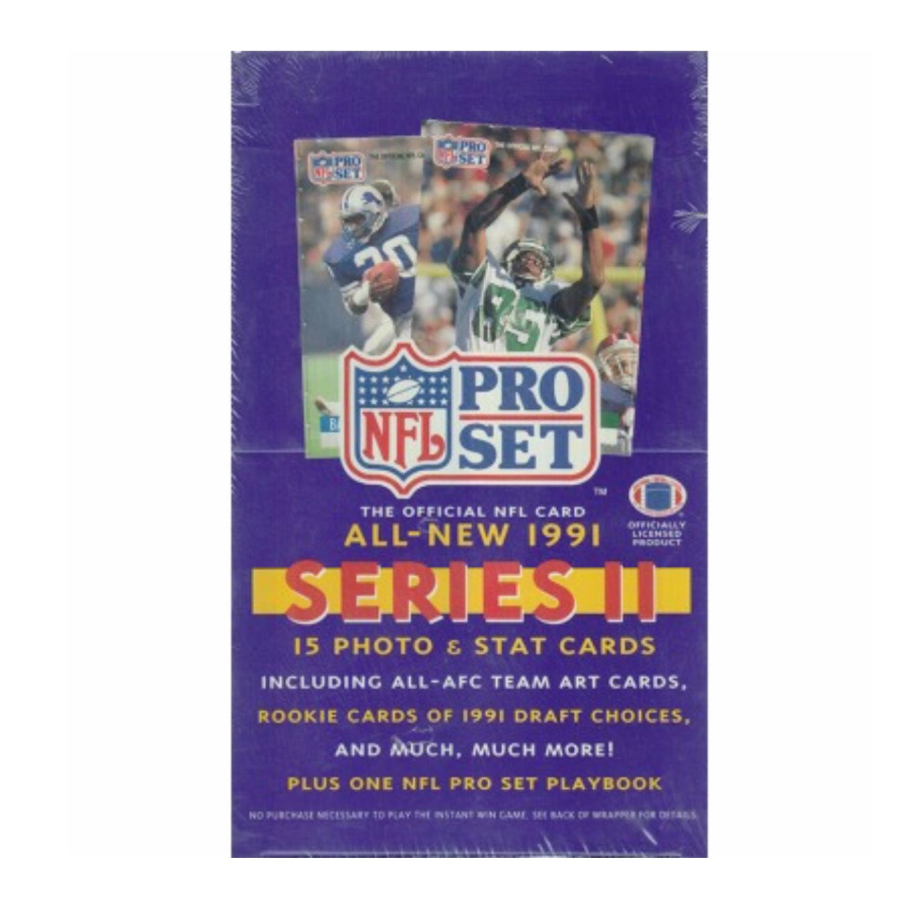 1991 Pro Set Series 2 Football 36-Pack Hobby Box