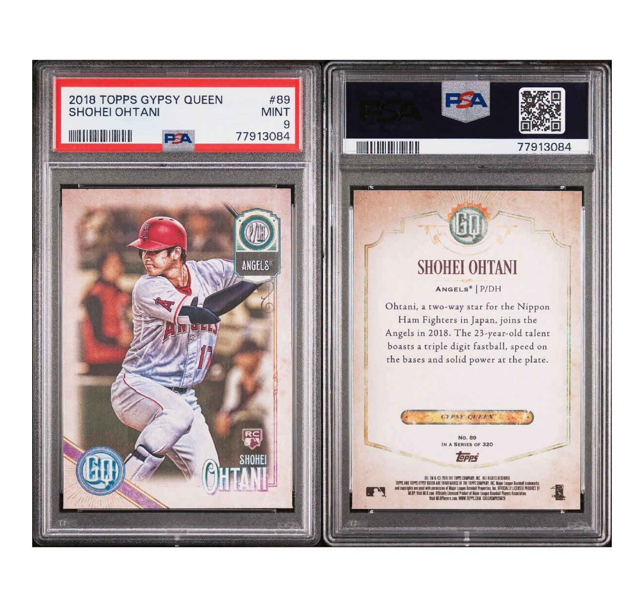 2018 TOPPS GYPSY QUEEN #89 SHOHEI OHTANI PSA 9 (GG)
