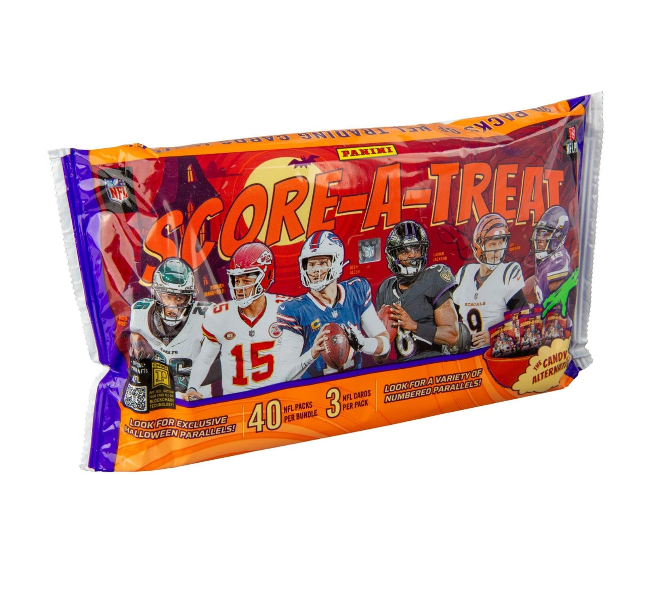 2025 Panini Score-A-Treat Halloween Football Trading Cards Treat Bundle