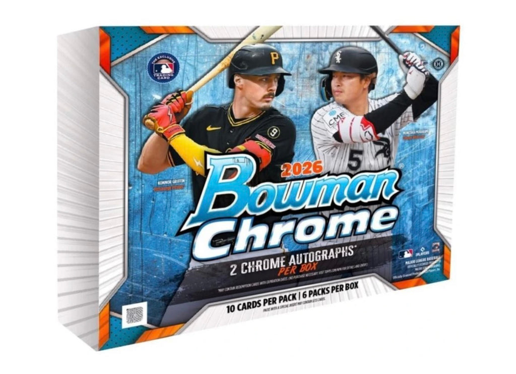 2026 Bowman Chrome Baseball Hobby 12-Box Case (Presell 9/9)
