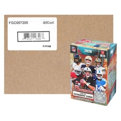 2026 Bowman Football 40-Box Value Blaster Case (Presell 9/30)