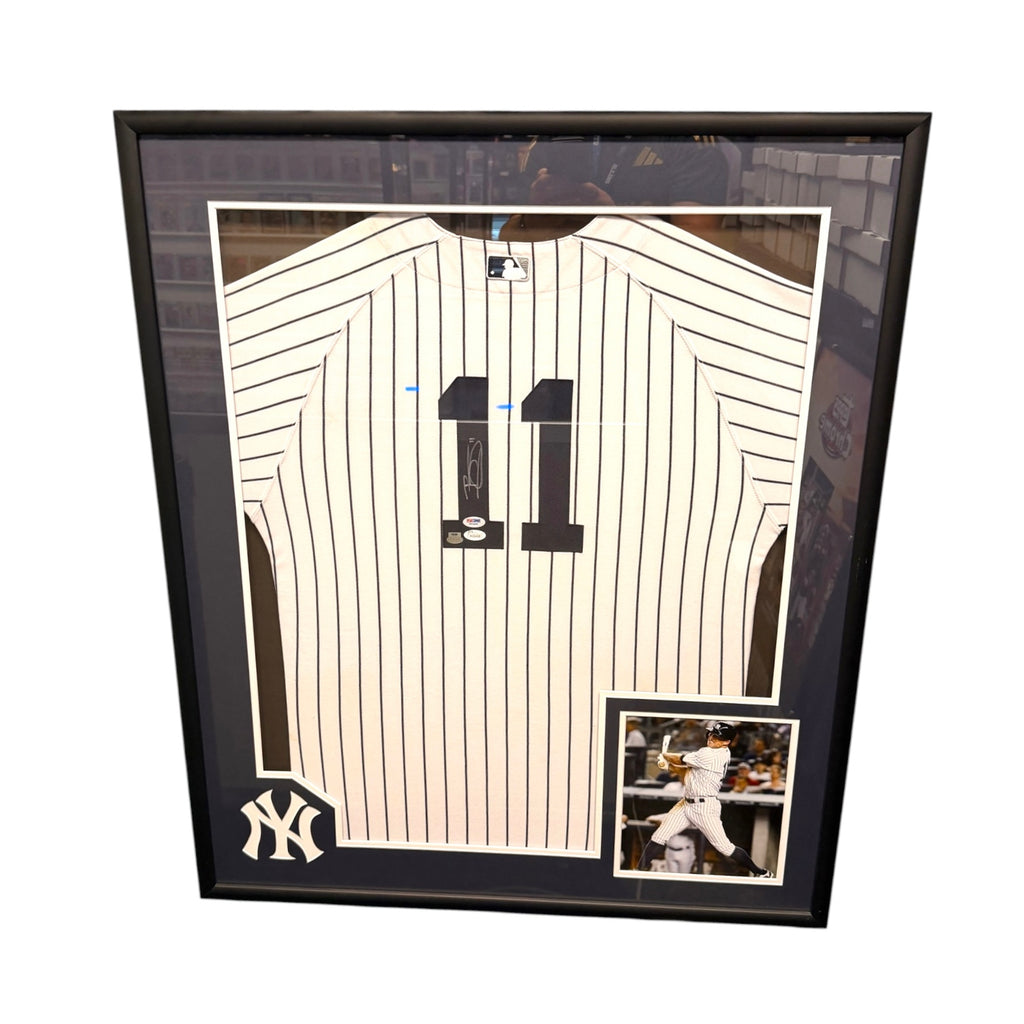Brett Gardner Autographed New York Yankees #11 Professionally Framed Jersey – PSA/DNA & JSA