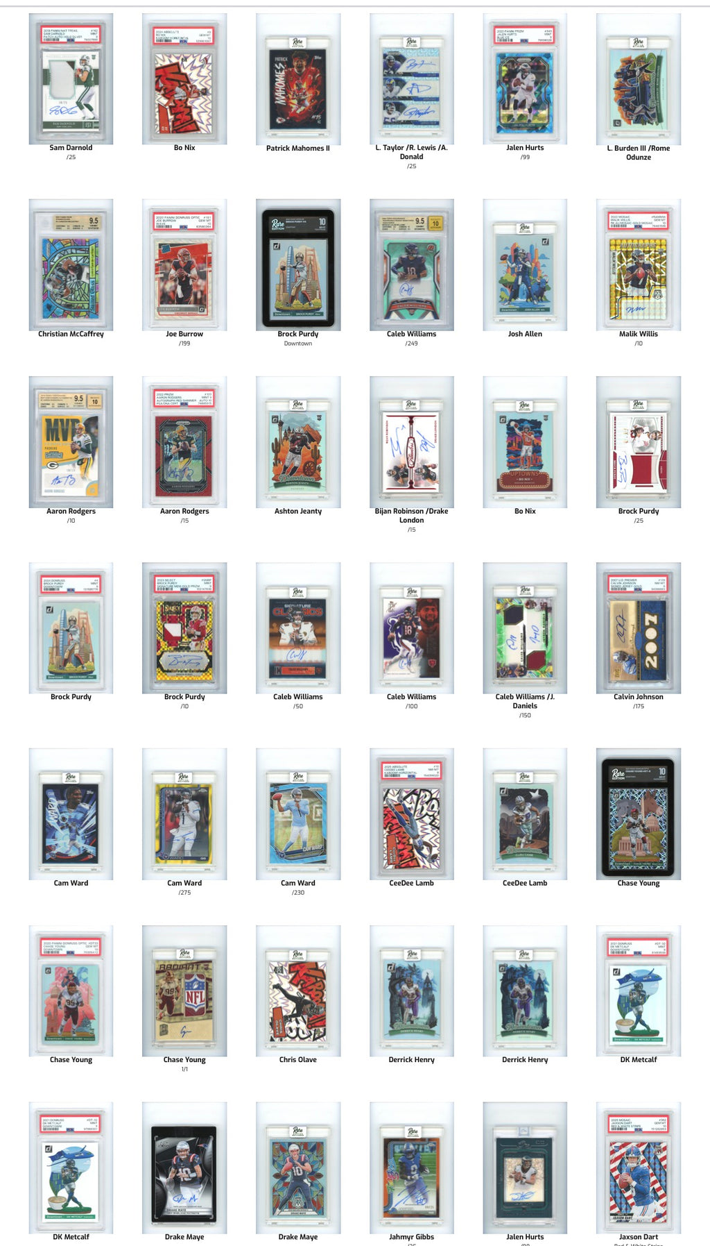 2026 Rare Edition Multiverse™ RE|PACK Football Series 2 12-Pack Hobby Case