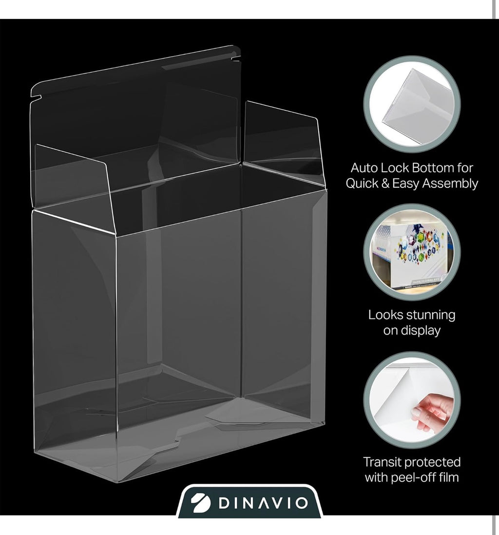 Dinavio Crafthouse Pokémon ETB Elite Trainer Box Plastic Case Box Protector