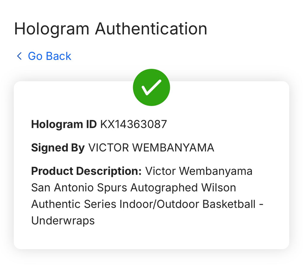 Victor Wembanyama San Antonio Spurs Autographed Fanatics Authentic Wilson Authentic Series Indoor/Outdoor Basketball