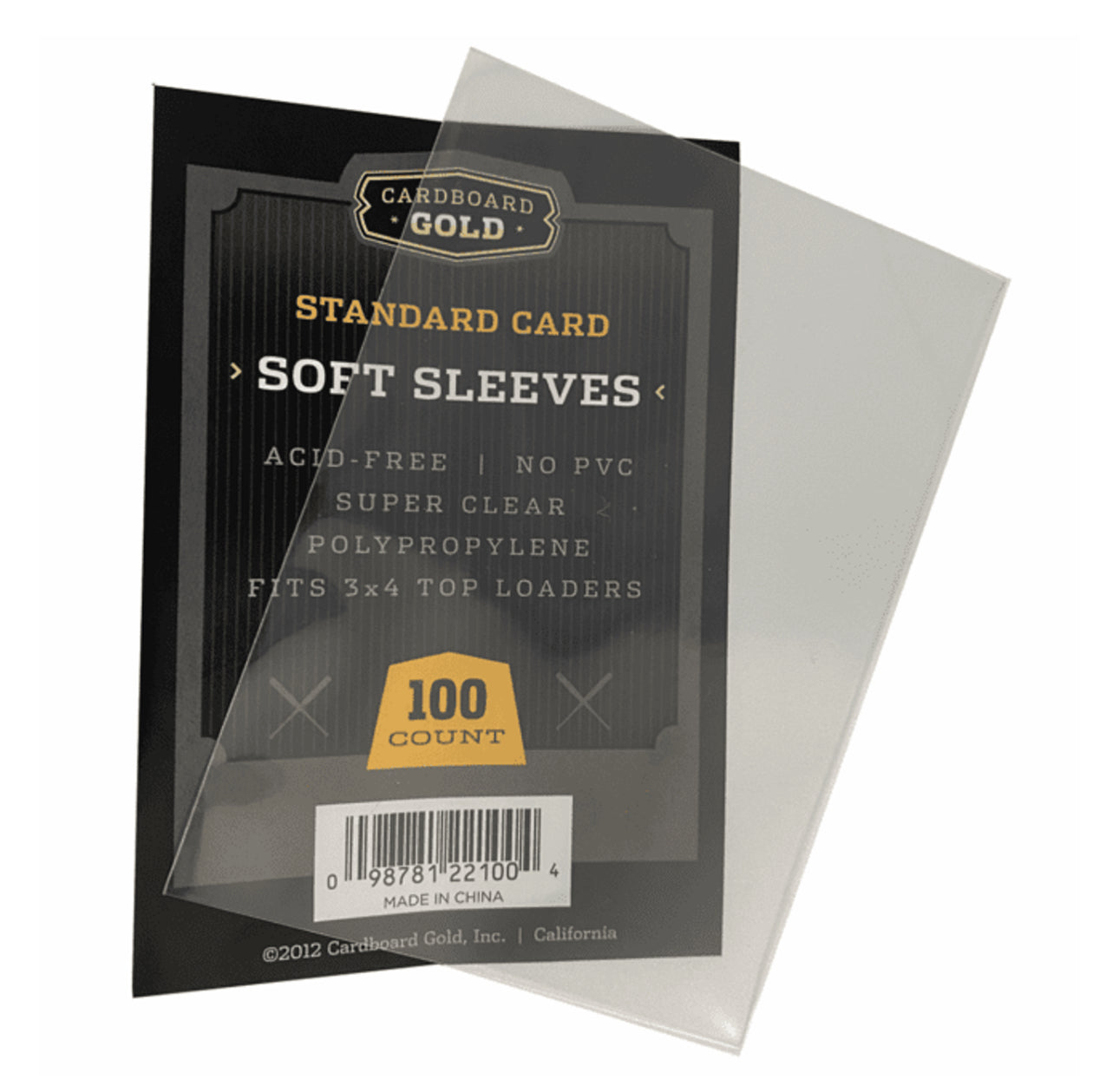 CBG Soft Sleeves (Standard) for Trading Cards (100ct Pack)