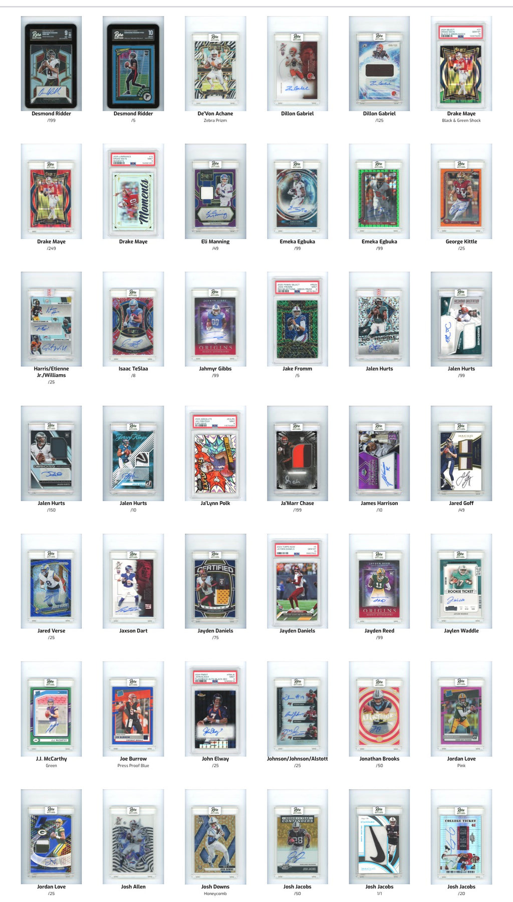 2026 Rare Edition Multiverse™ RE|PACK Football Series 2 12-Pack Hobby Case
