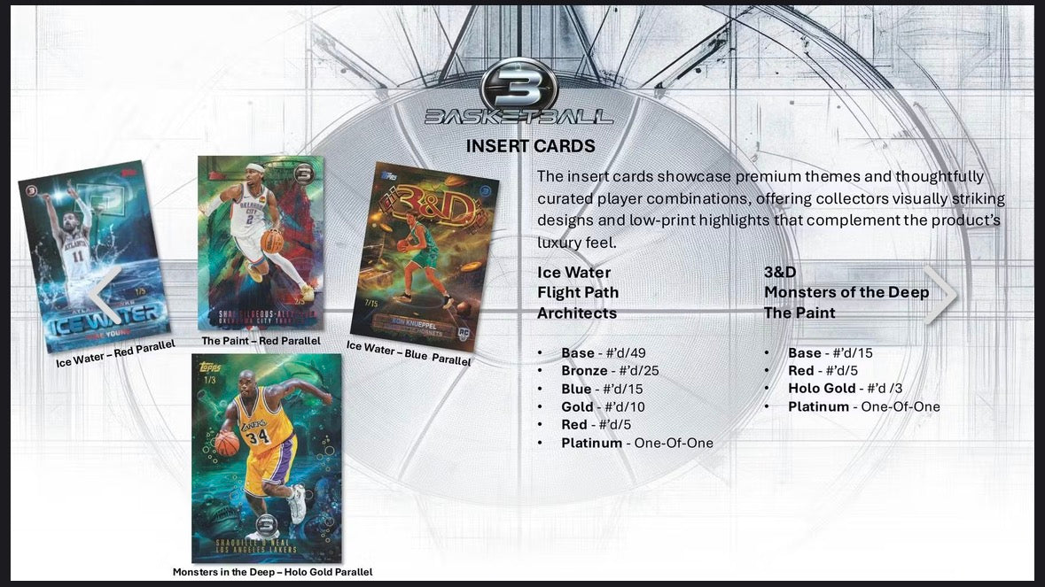 2025-26 Topps Three Basketball Hobby box