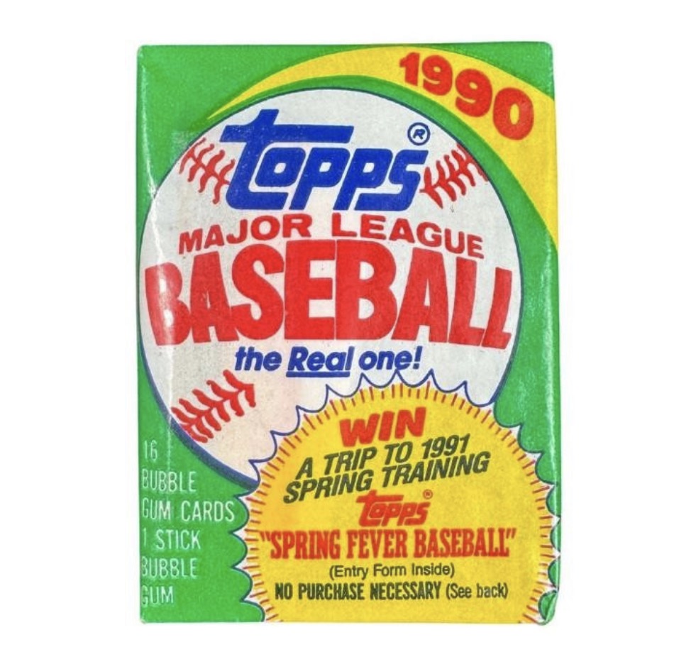 1990 Topps Baseball Wax Pack