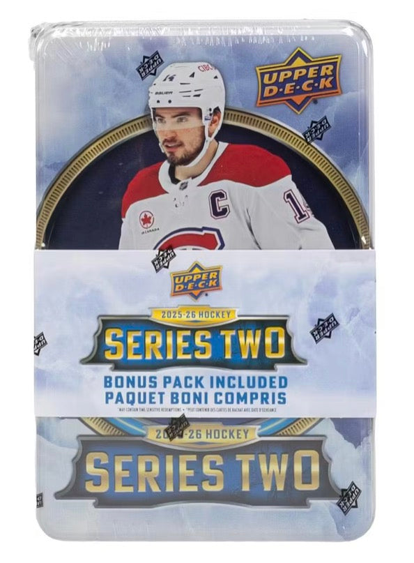 2025-26 Upper Deck Series 2 Hockey Tin box