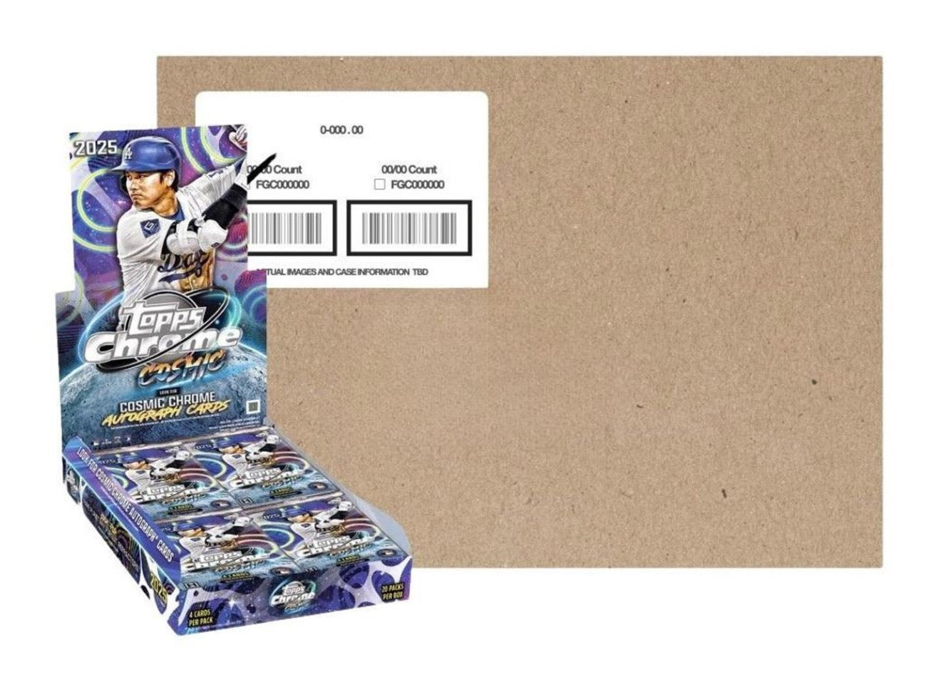 2025 Topps Cosmic Chrome Baseball Hobby 8-Box Case (12/17)